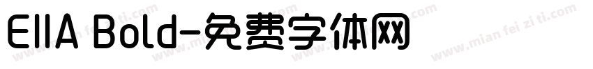EIIA Bold字体转换